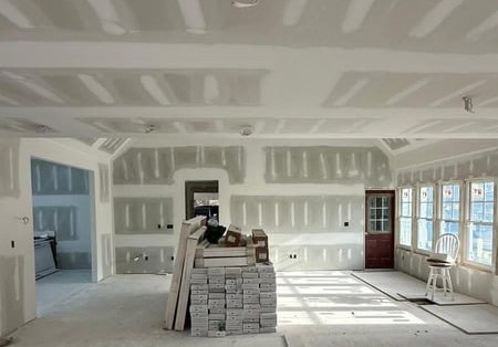 Professional drywall installation for basements