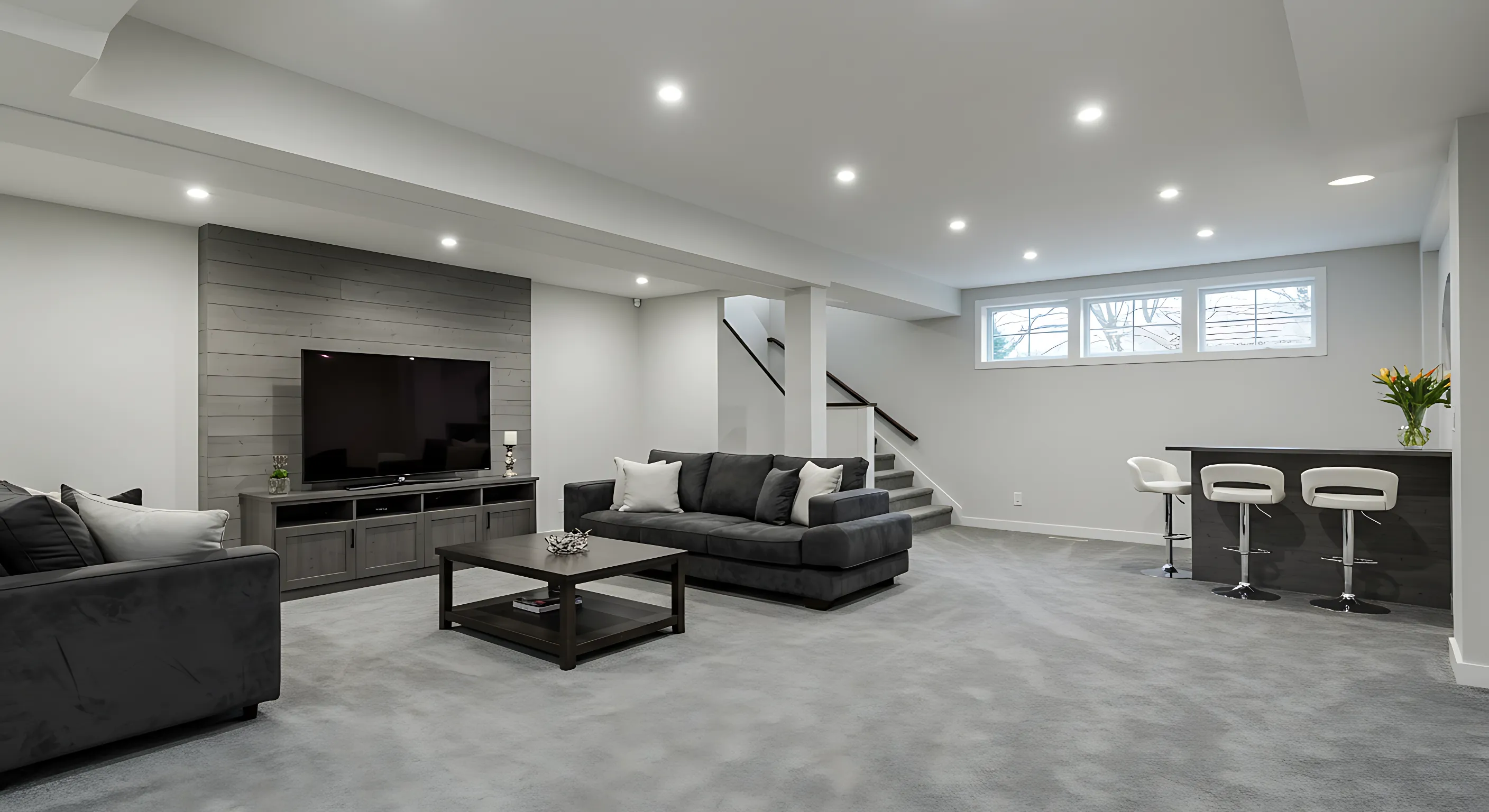 Basement renovation process from start to finish