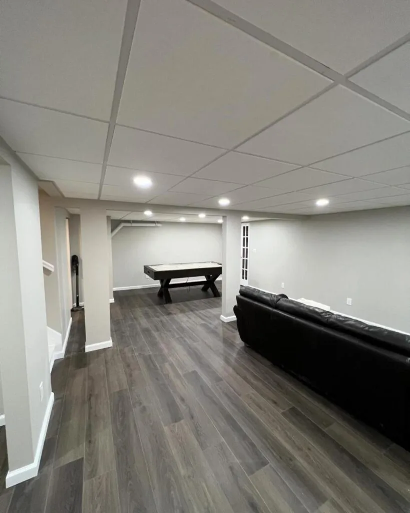 Drop ceiling and basement renovation